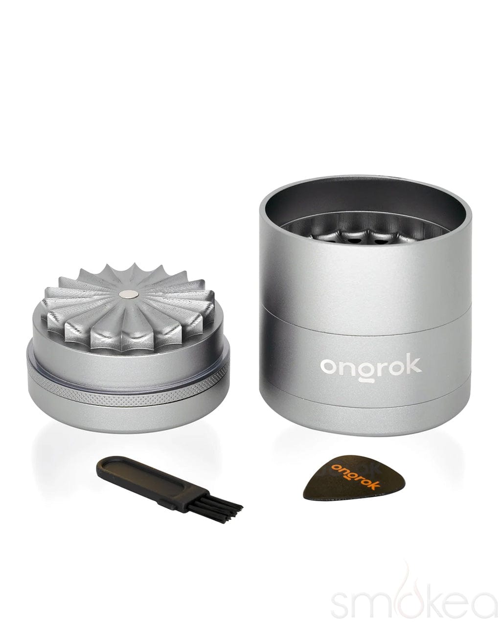 ONGROK Flower Petal Toothless Aluminum Storage Grinder