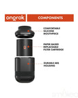 ONGROK Personal Air Filter w/ Replaceable Cartridges