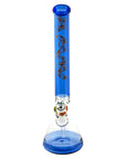 Ink Blue Koi 18" Full Color Beaker Bong x Empire Glassworks Fishbowl Bowl