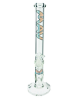 18" x 9mm Vice 2.0 Slab straight Bong + Ash Catcher Combo