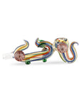 Custom Glass 6” Rasta Hammer Hand Pipe