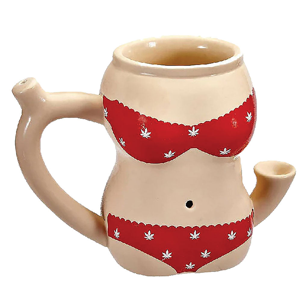 RED BIKINI PREMIUM ROAST &amp; TOAST PIPE MUG
