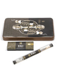 Benji OG Walnut Rolling Tray with Magnetic Lid, Papers, and Cones