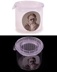 Air Tight Glass Jar w/ Color Print