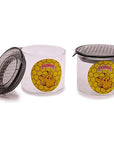 Air Tight Glass Jar w/ Color Print