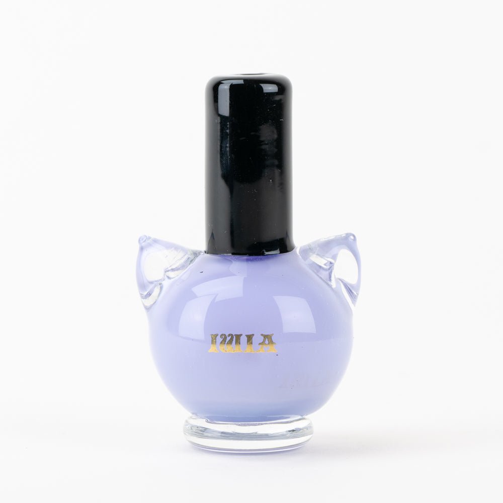 Saki Bomb Kitty Purple Nail Polish Dry Pipe