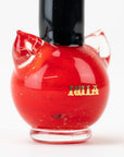 Saki Bomb Kitty Red Nail Polish Dry Pipe