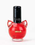 Saki Bomb Kitty Red Nail Polish Dry Pipe