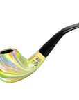 Pulsar Shire Pipes The Sundog | Bent Apple Tapered Stem Rainbow Wood Pipe