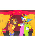 Silicone Dab Mat Lion & Clown