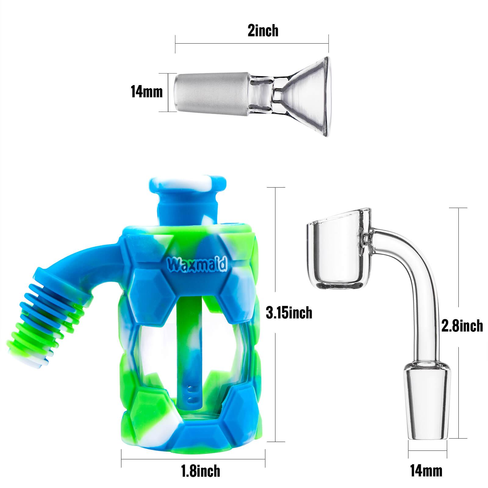 Silicone Ash Catcher with Banger &amp; Bowl