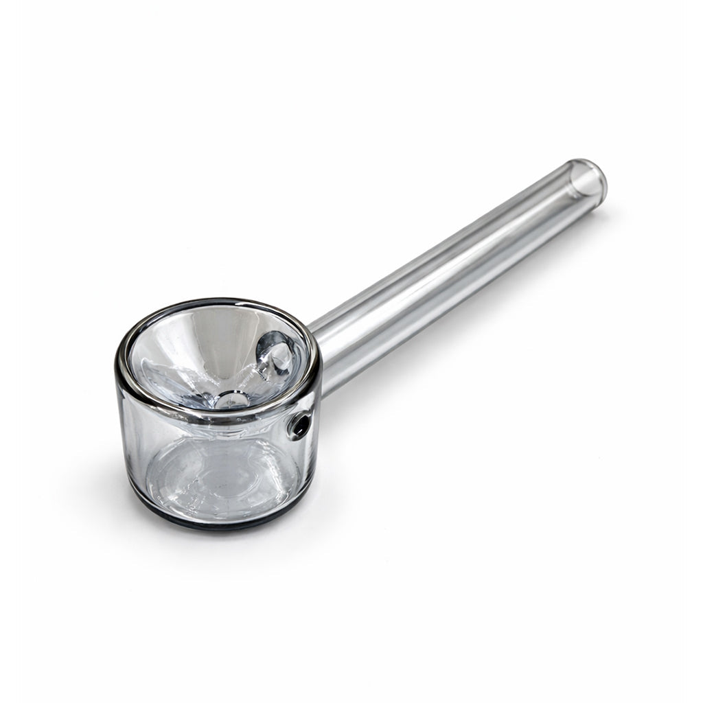 STRAIGHT TUBE PLATED GLASS HAND PIPE