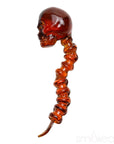 SMOKEA Colored Glass Skull Dab Tool