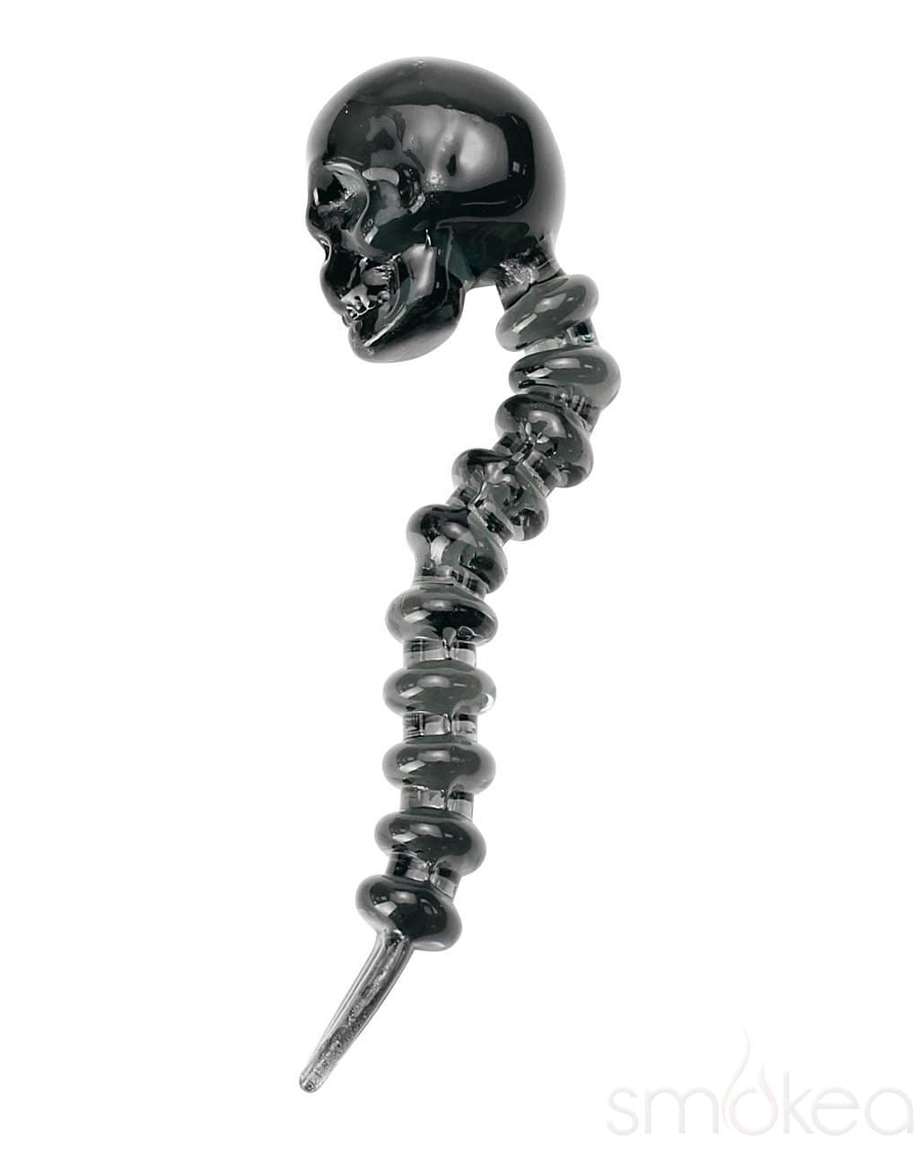 SMOKEA Colored Glass Skull Dab Tool
