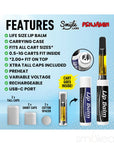 Smyle Labs Penjamin Lip Balm Vape Cart Battery