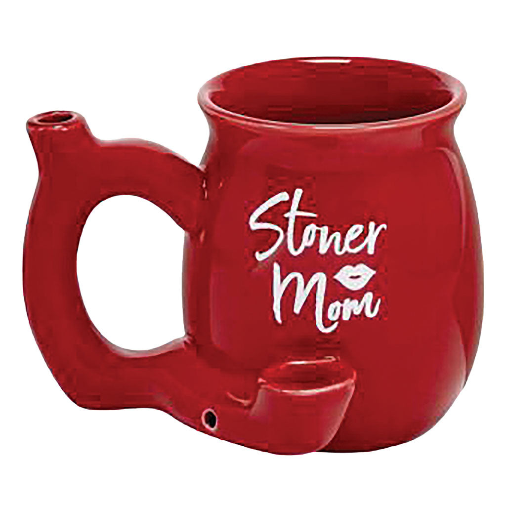 STONER MOM RED CHUBBY PREMIUM ROAST &amp; TOAST PIPE MUG