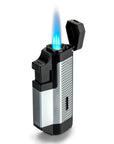 Triple Jet Silver Torch Lighter