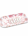 420 Pink Metal Rollin' Tray