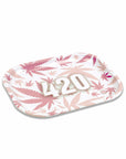 420 Pink Metal Rollin' Tray