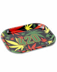 420 Rasta Metal Rollin' Tray