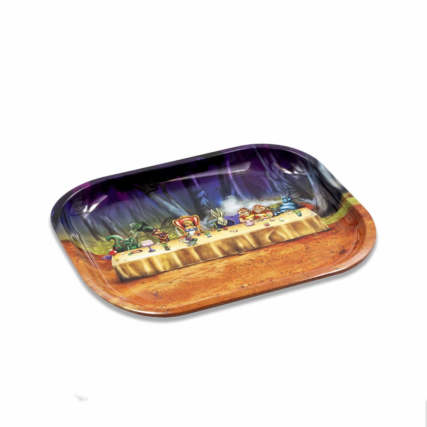 Alice Tea Party Metal Tray