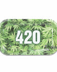 420 Green Metal Rollin' Tray