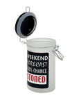 WEEKEND FORECAST STORAGE JAR