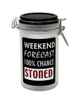 WEEKEND FORECAST STORAGE JAR