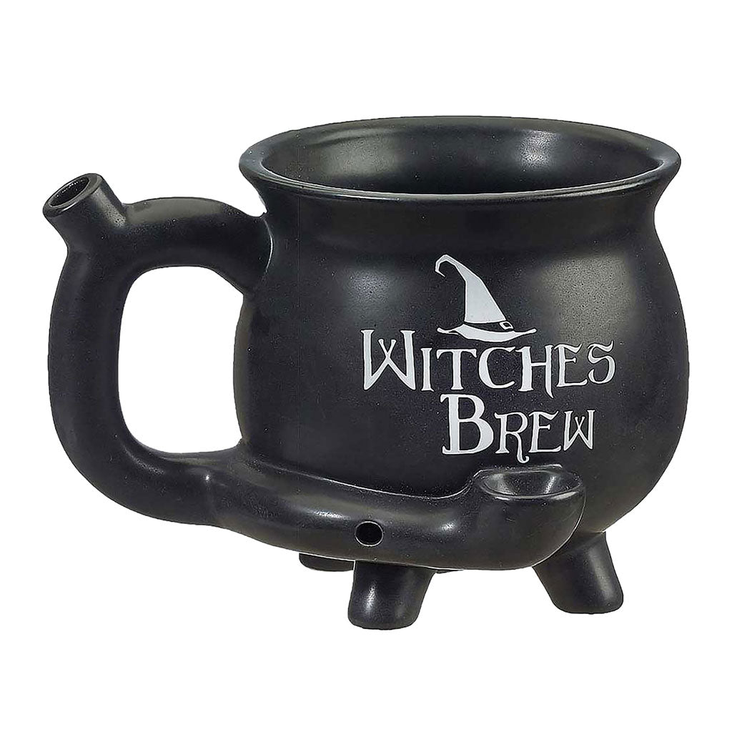 WITCHES BREW CAULDRON PREMIUM ROAST &amp; TOAST PIPE MUG