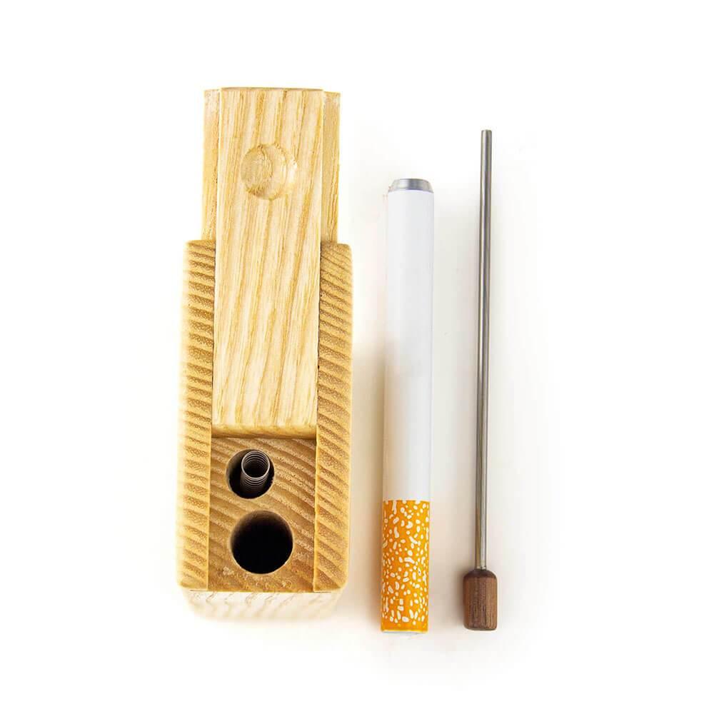 Wooden Dugout With Cleaning Tool