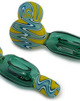 Wig Wag Barrel Tube Glass Pipe