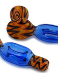 Wig Wag Barrel Tube Glass Pipe