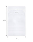 Loud Lock 1/2 Grip N Pull Mylar Smell Proof Child Safe Vacuum Seal Bags - 1,000 Count